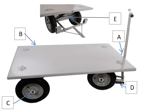 CARRO PLATAFORMA 600 KG