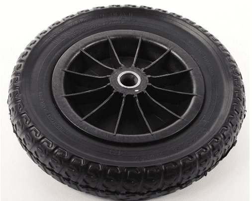 RODA COMPLETA EVA - EIXO Ø26 MM (CODIGO 3.25/3-C3)PARA CARRO DE CARGA/GIRICA